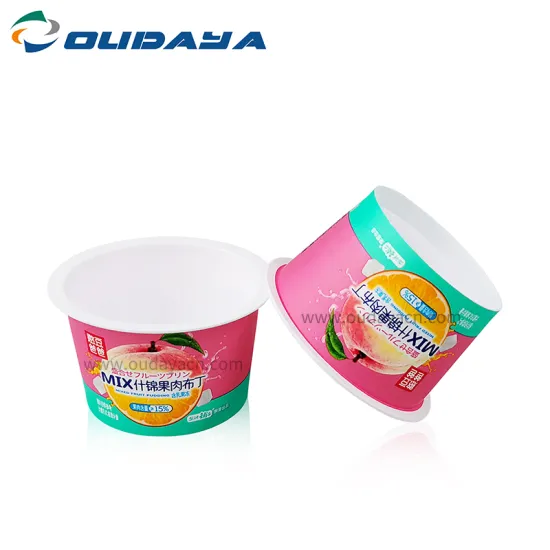 plastic pudding jelly disposable plastic sauce cup