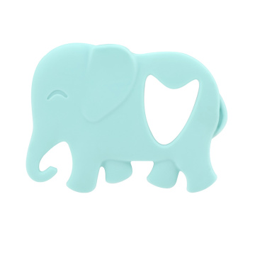Éléphant en silicone Teether mignon pour bébé