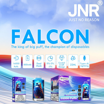 JNR Falcon 16000 Puffs Vape Review and Features