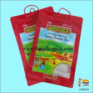 Nylon thai jasmine rice bag/ food safe factory