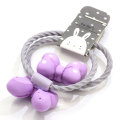 2 Pz / set Simpatici portamonete con fiocco a pois Colori pastello Elastici per capelli Cravatte Neonata Infantili Supporti per coda di cavallo