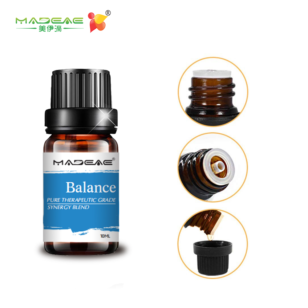 Equilibrio natural mezcla aromática aceites esenciales para la depresión