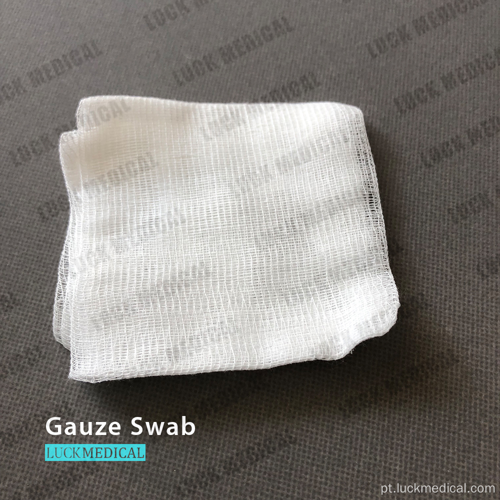 Kit de swab de gaze de cuidados médicos não estéril