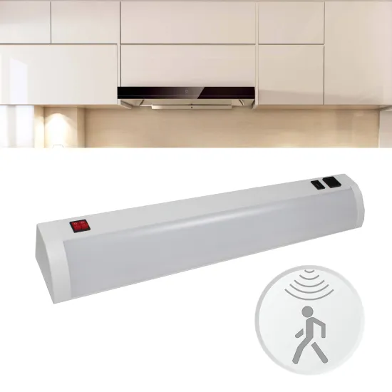 Motion Sensor Dimmable LED Cupboard Light with Outlet Socket