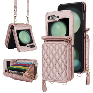 Cubierta de billetera de la caja del teléfono Samsung - Accesorio de moda para Samsung Z Flip 4 5 6