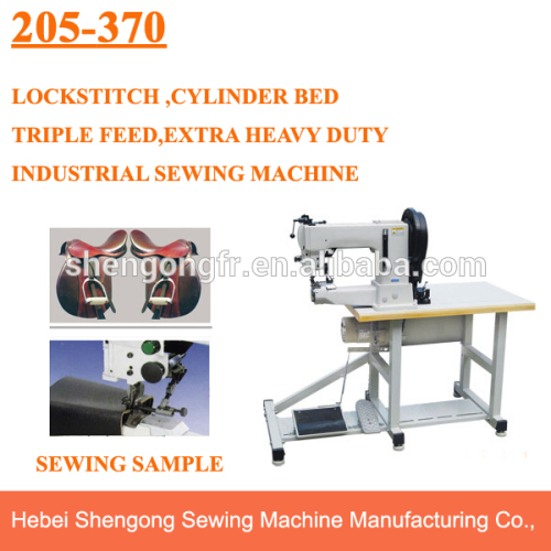 Cylinder bed and lock stitch industrial sewing machine