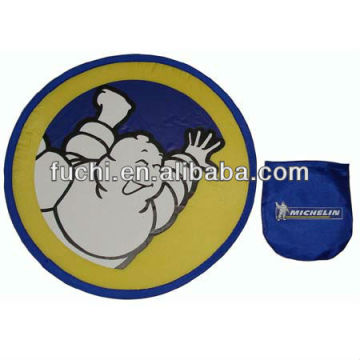 Fabric Nylon Portable Frisbee with Custom logo