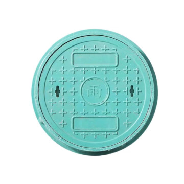 Round resin rainwater manhole cover