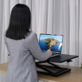 Sit Stand Desk Converter ปรับด้วยมือ