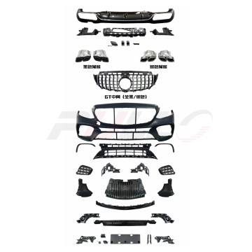 Zestaw wydechowy z tylnej kratki przedniego kratki z przedniej kratki Dyfuzor dla Benz W213 2016-2020 E63 AMG Upgrade