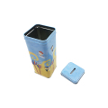 Tinplate Box Rectangular Biscuit Box Children&#39;s Storage Tank