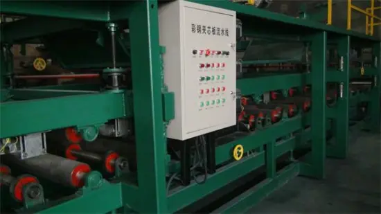 PPGI eps sandwich panel forming machine