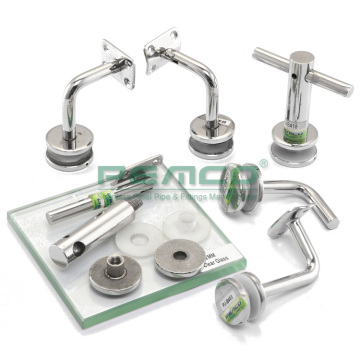 Stainless Steel Decorative Glass Bracket Fittings for Handrails