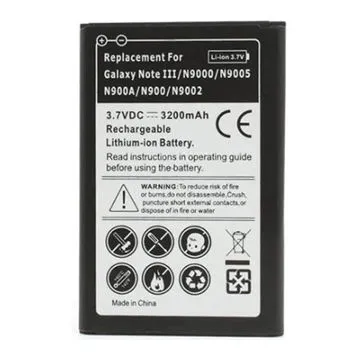 Mobile Phone Battery, Replaces B800BE/B800BC/for Samsung Galaxy Note 3 N9005/N9006/N900/3,200mAh