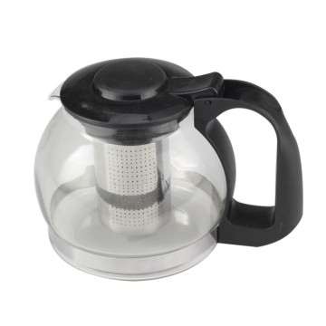 Household Glass Tea Pot With Stainless Steel Filter