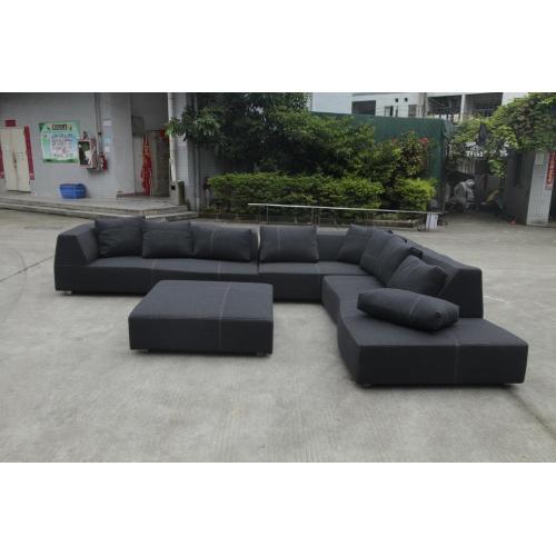 Kain Sectional Modular BB Italia Tikungan Reproduksi Sofa