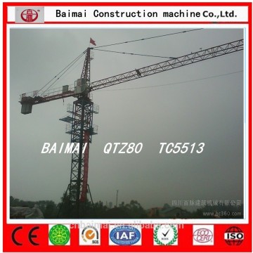 tower crane low price flat top Crane PT80(5513)