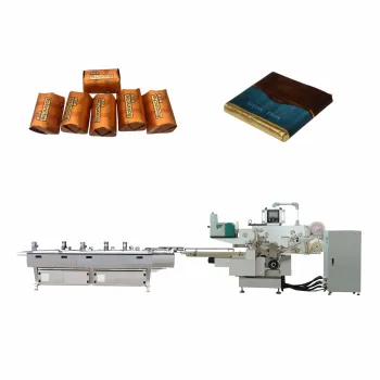 Full Automatic Square Block Chocolate Packing Machine