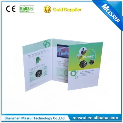 Lcd Wedding Invitation Card Printing Automatic Card Mixes Paper Crafts Video Brochure