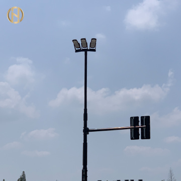 DIP HOT Galvanized 12m Road Light Post