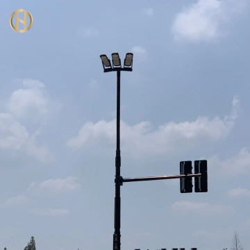 Lumière élevée, 6 m, éclairage LED, poteau, système solaire, rue extérieure  Éclairage avec éclairage LED pour l'éclairage de route - Chine Lumière de  rue, lumière solaire