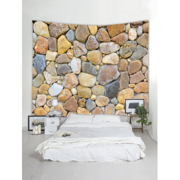 Cobblestone Wall Tapestry Nature Tapestry Wall Hanging Polyester 3D Print Tapestry for Livingroom Bedroom Home Dorm Decor