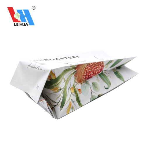 Custom Printed 1kg Plastic Coffee Beans Packaging Bag