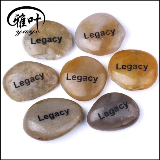 Engraved Rock Stone/natural engraved river stone for sale