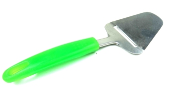 hot sell LFGB plastic handle stainless steel cheese turner/spade