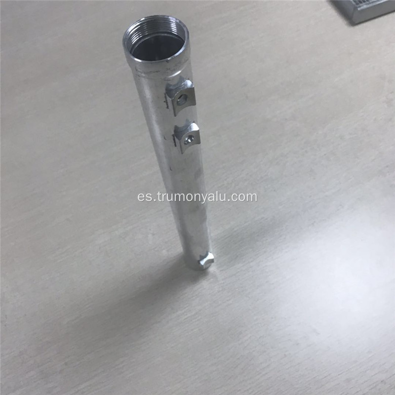 Tubo de almacenamiento de líquido de aluminio para intercambiador de calor