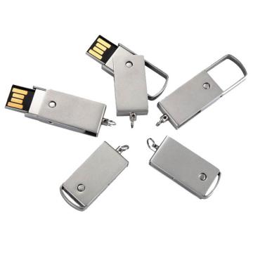 Silver Color Metal Swivel USB
