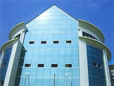 Architectural Curved Glass Curtain Wall For Office Building , Heat Insulation