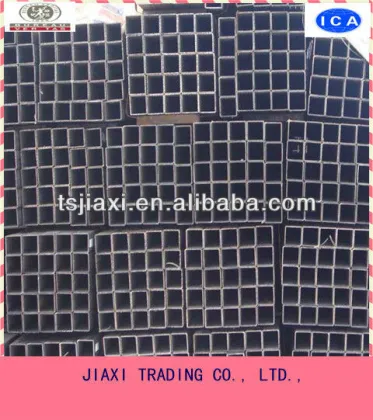 black steel rectangular pip