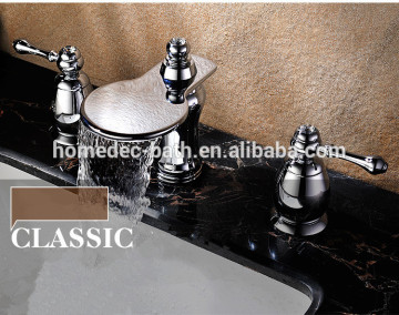 Dual Handles Bathroom Basin Sink Faucet