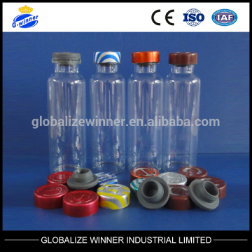 30ml clear tubular glass vial