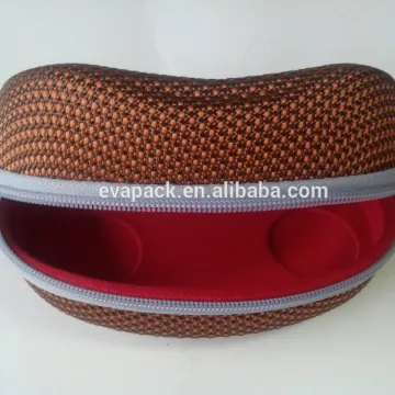 Zipper Closed Custom Quakeproof Protective Eva Foam Glasses Display Case