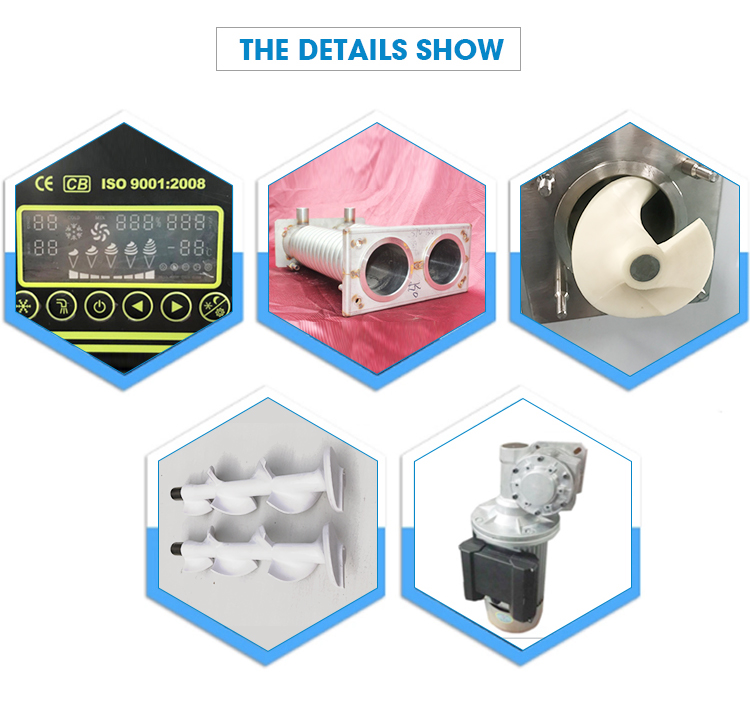 China Factory Supply Commercial IceCream Machine Automatische besturing ICECREAM MAKEN MACHINE