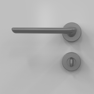 One side door handle with lock