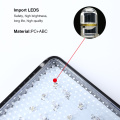 Onigun mẹta LED 12 / 24V iru ọkọ ayọkẹlẹ Trailer Track Red Snallt yipada Redpol Pall Advantada Bibajẹ Awọn ina pada