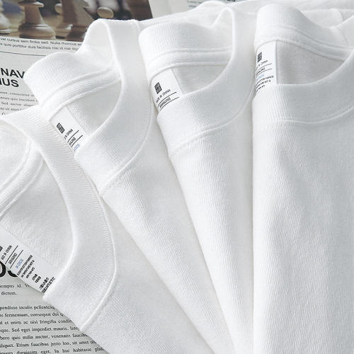 Mens Short Sleeve T Shirts heavyweight combed Compact Siro Spun cotton men's T-shirt Factory