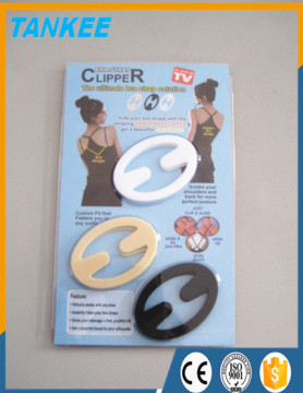 3 Invisible Bra Clipper Black / Solution Set 3
