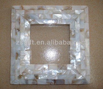 shining wholesale chunk glass picture frame decorations