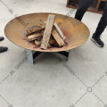 Wood Charcoal Barbecue corten steel BBQ