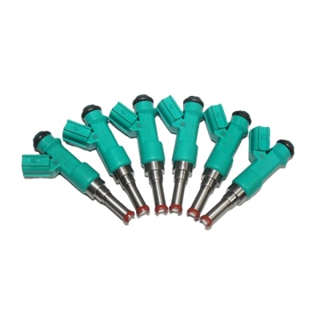 Set of 6 Engine Fuel Injectors - 23209-0P010, 23209-31090 - 12 Holes