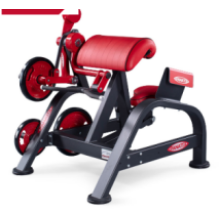 Curling Machine Free Weight Plated Loaded Seated Bicep