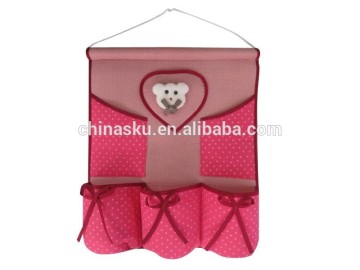 Cute design red color hanging bag organizer