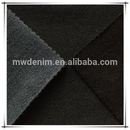 black rope dyed stretch denim fabric china fabric supplier