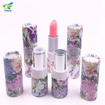 Free sample MOQ=500pcs eco friendly paper lipstick tube push up paper tubes deodorant