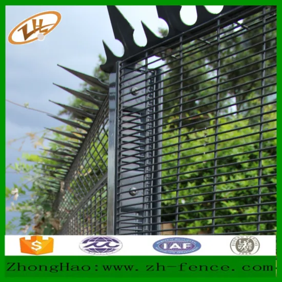 factory direct sale 358 high security galvanized / pvc coated anti-cut and anti-climb fence