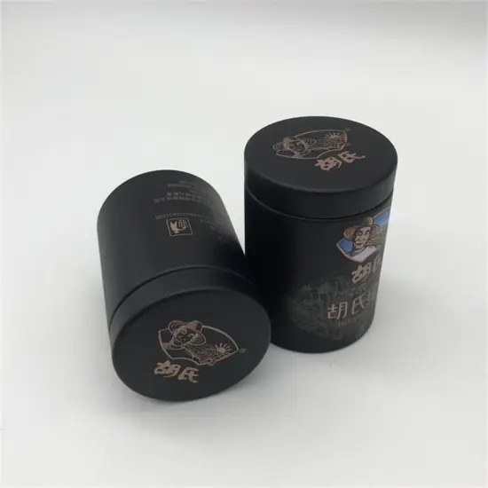 Round Sealed Tea Can